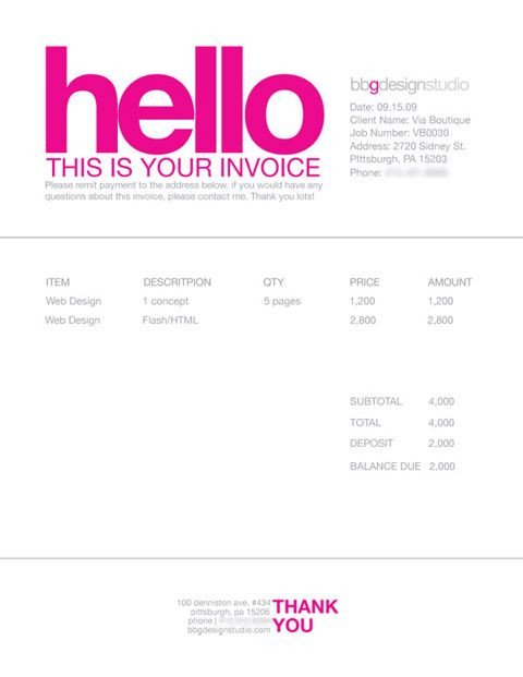 Invoice Like A Pro Design Examples and Best Practices