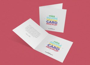 Free Square Greeting Cards MockupGraphic Google – Tasty
