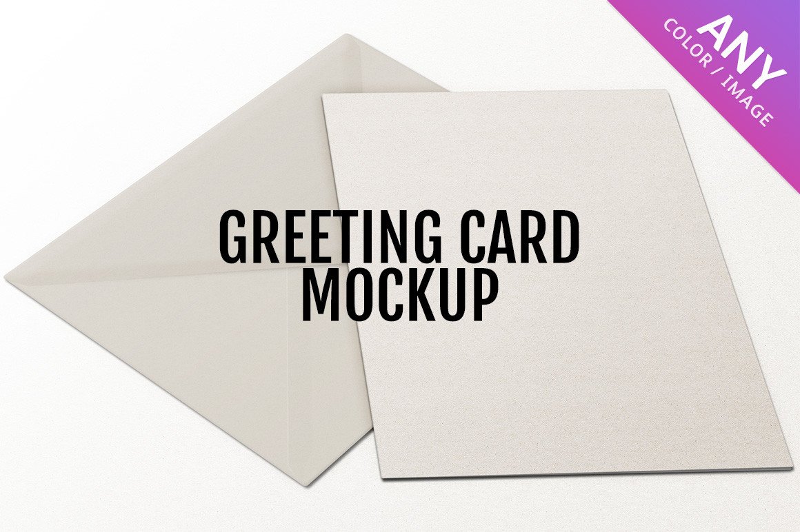 Greeting Card Mockup Product Mockups on Creative Market