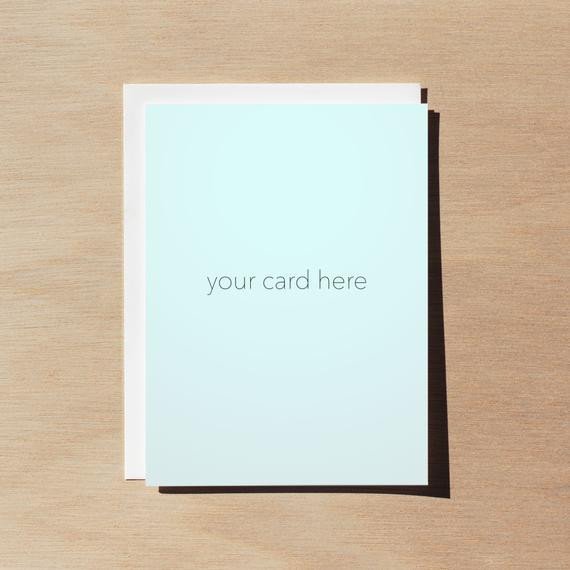 Vertical Greeting Card Mockup INSTANT DOWNLOAD Great for