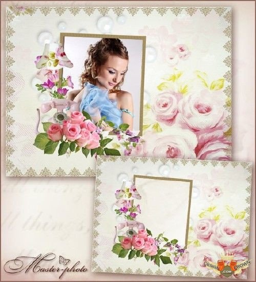 Greeting card for women template psd for Birthday pictures