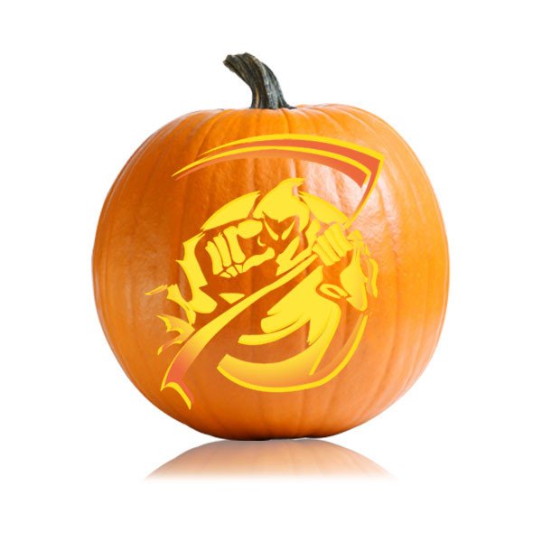 Grim Reaper Pumpkin Carving Pattern Ultimate Pumpkin