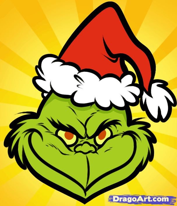 How to Draw the Grinch Easy Step by Step Christmas Stuff