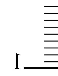 DIY ruler growth chart