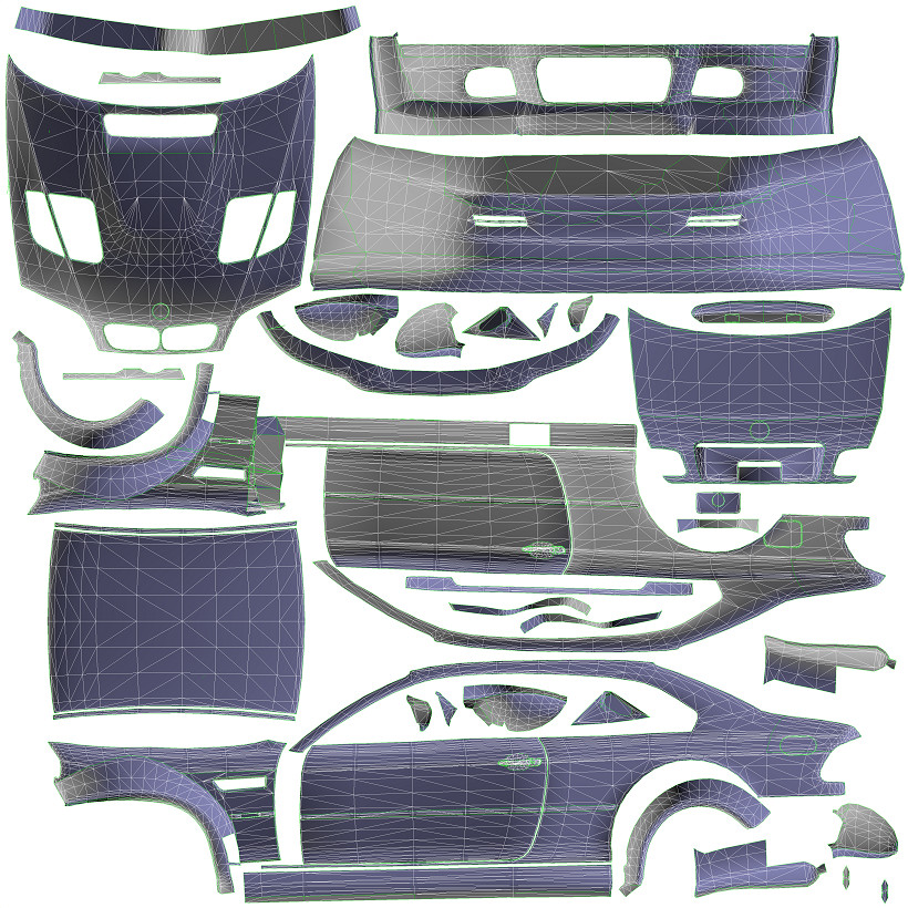 M3 GTR UV Template GTA5 Mods