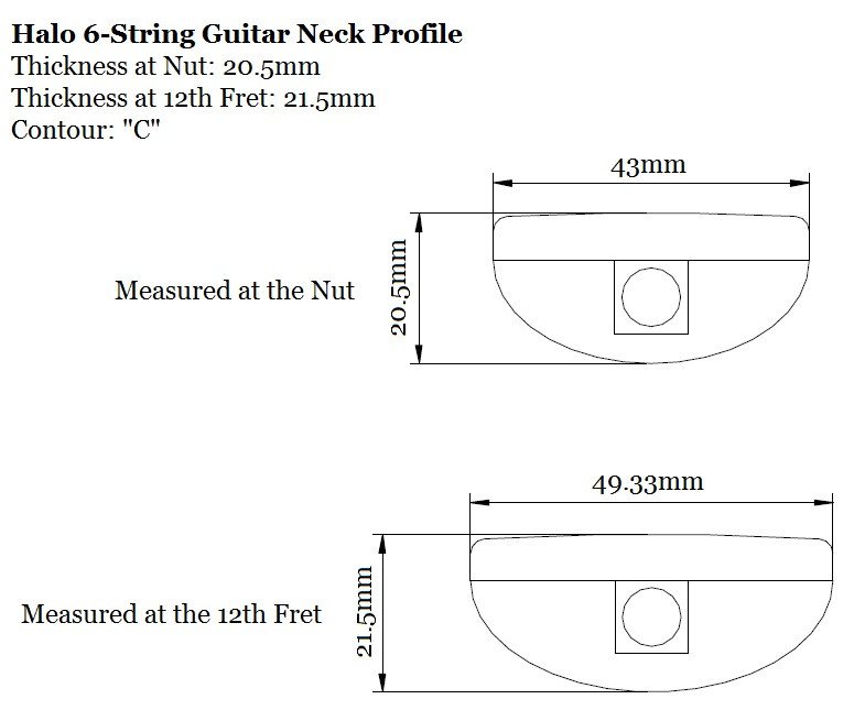 Anatomy of a Halo Guitar Neck