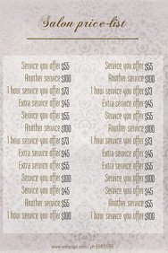 Beauty and Diet Poster Templates