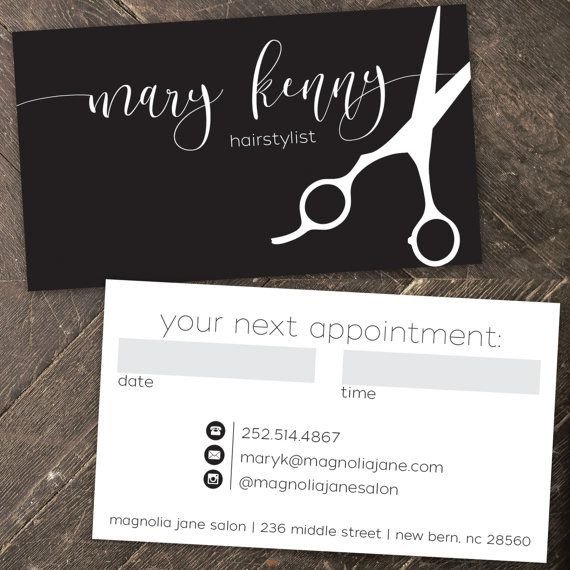 25 best ideas about Hairstylist Business Cards on