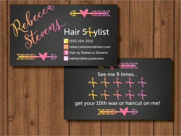 42 Hair Stylist Business Card Templates AI PSD Word