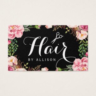 Hair Stylist Business Cards