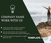 Free Half Page Flyer Template in Adobe shop