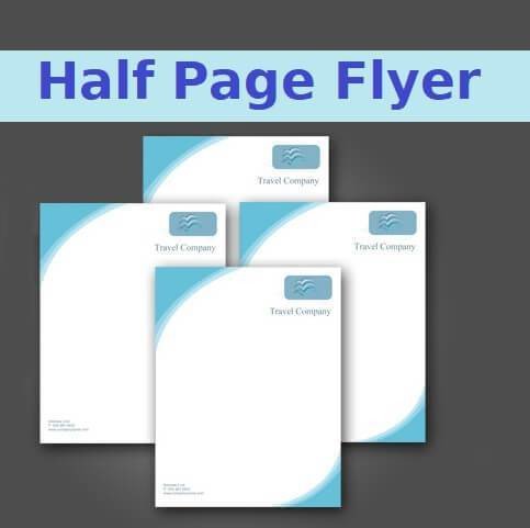 Half Page Flyer Template
