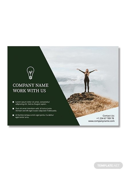 Free Half Page Flyer Template in Adobe shop