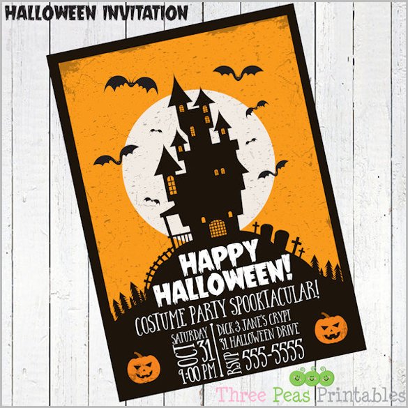 35 Halloween Invitation Templates Free PSD Invitations