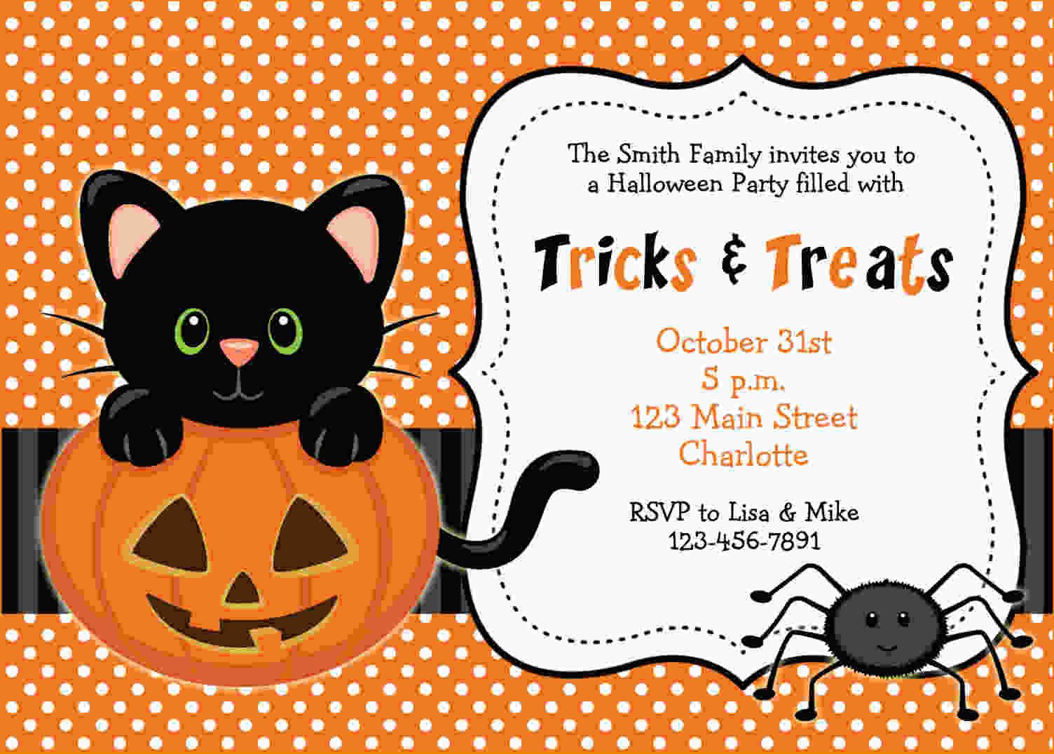 FREE Printable Halloween Invitations Templates