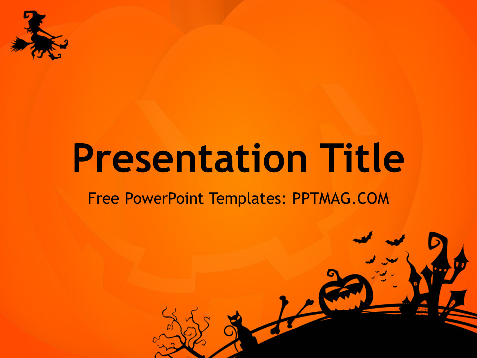 Free Halloween PowerPoint Template PPTMAG