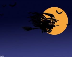 Free Halloween Witch PowerPoint Template