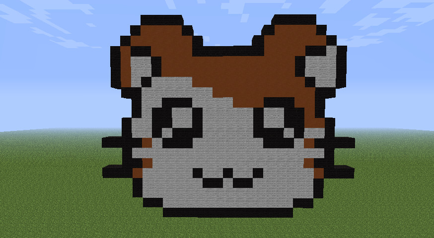Hamster s Head Minecraft by MinecraftPixelArtist on