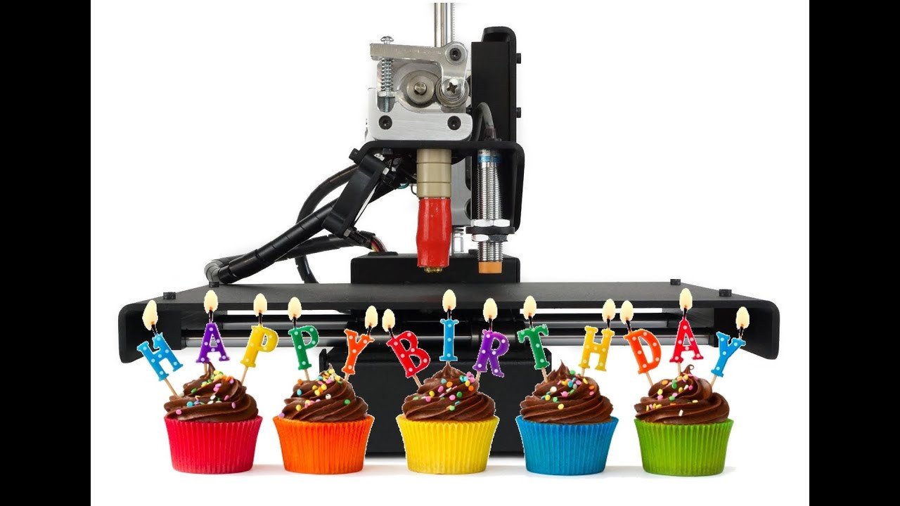 3D Printer playing Happy Birthday