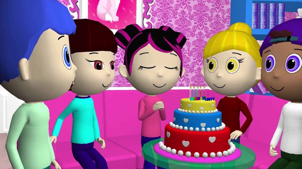 Happy Birthday 3D Animation Songs Kids [Voical]