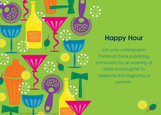 PubWest Portland Happy Hour line Invitations & Cards by