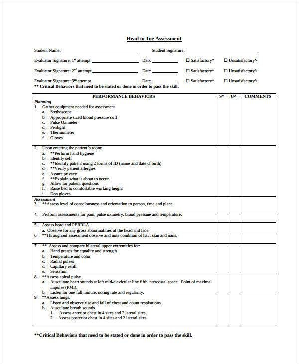 34 Sample Assessment Forms in PDF