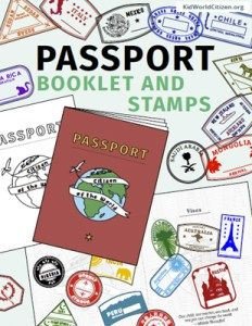 passport template passport for kids passport