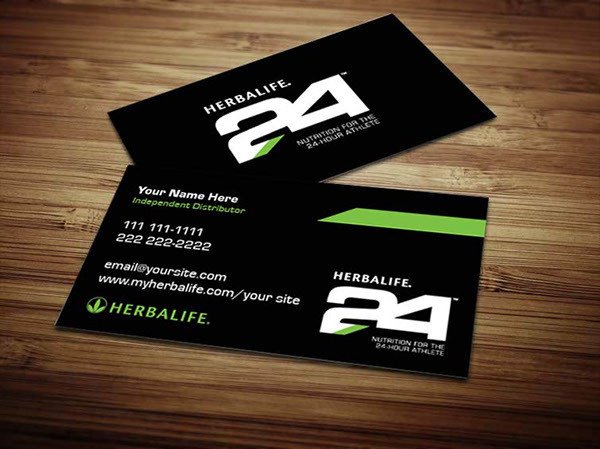 Herbalife Business Cards on Behance