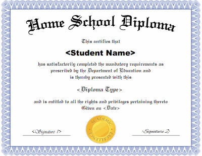 50 FREE High School Diploma Template Printable