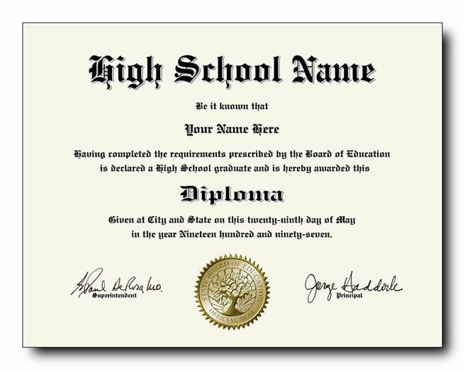 Fake High School Diplomas and Transcripts as low as $49 each