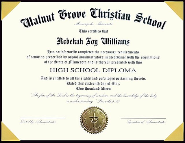 60 FREE High School Diploma Template Printable