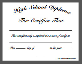 Download Homeschool High School Diploma Templates