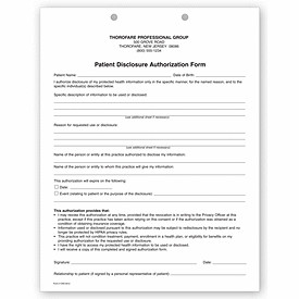 HIPAA Patient Disclosure Form DS100 2