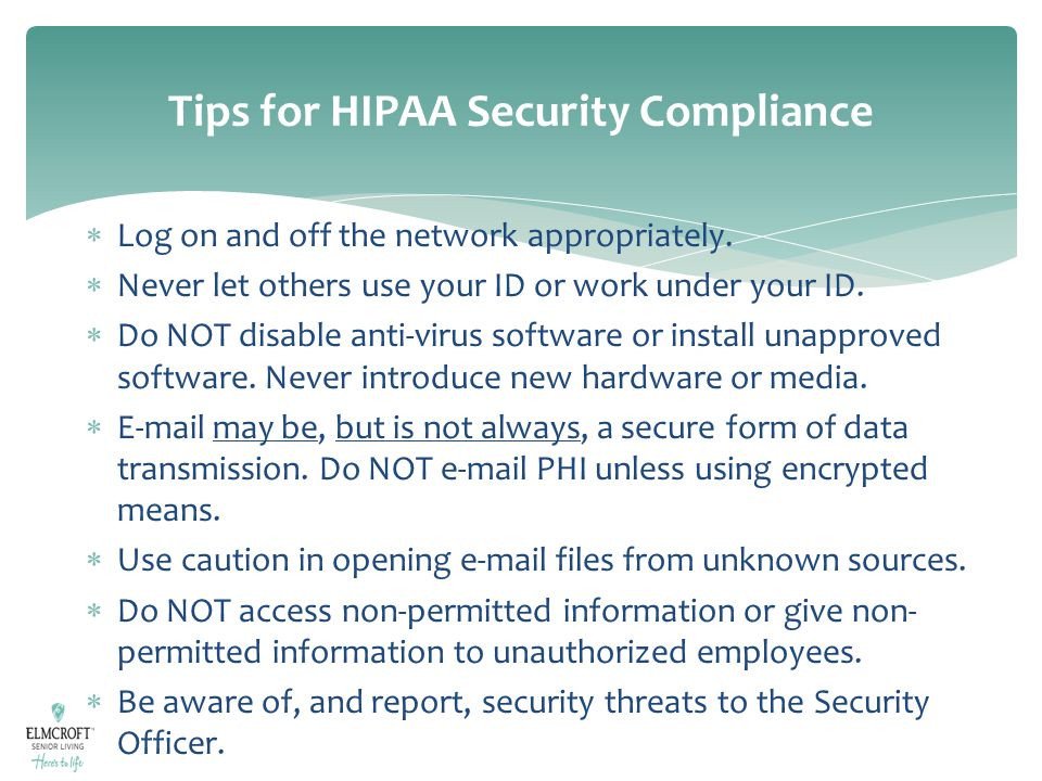 HIPAA Privacy & Security Training Module ppt