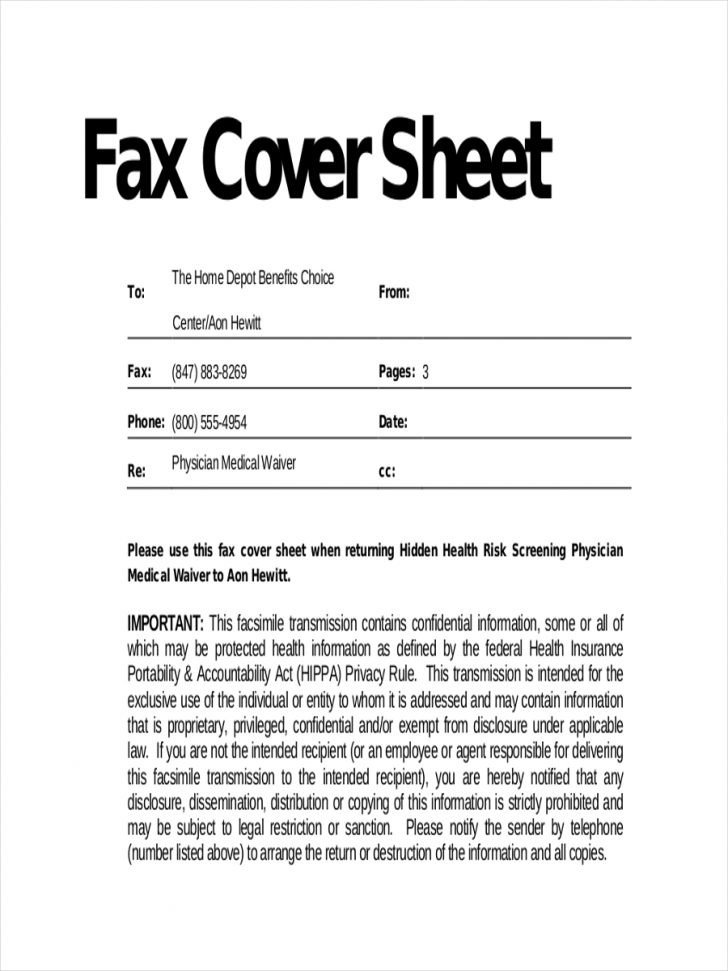 Hipaa Fax Cover Sheet – emmamcintyrephotography