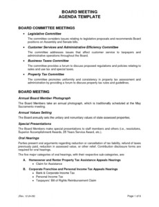 Printable Hoa Board Meeting Minutes Template