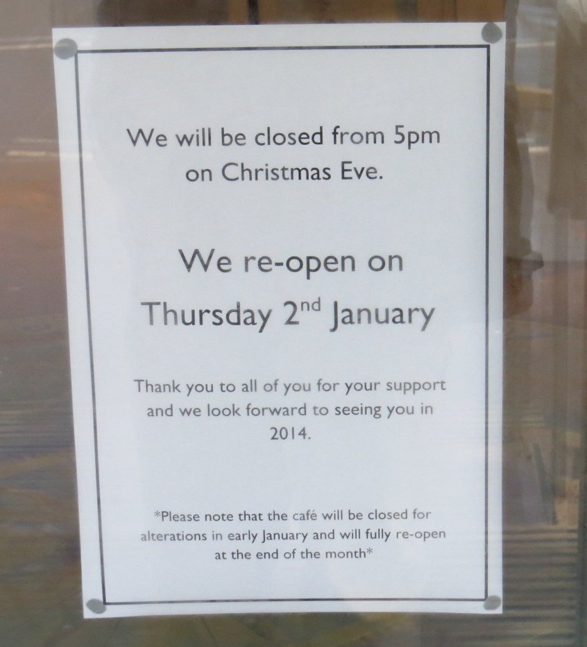 “WHY IS THE PIER PAVILION CLOSED ” – ASK WINTER HOLIDAY