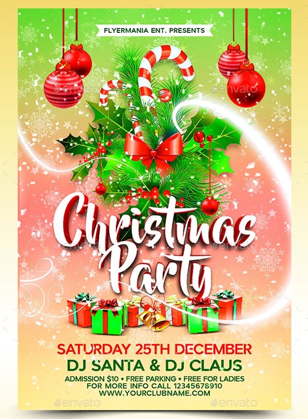 20 Christmas Party Templates PSD EPS Vector Format