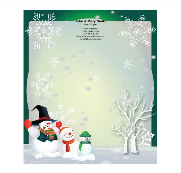 16 Holiday Stationery Templates PSD Vector EPS PNG
