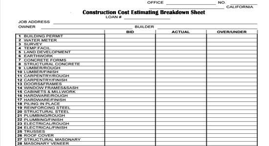 Pin by Angie Brooks on construction forms in 2019