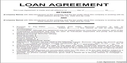 Loan Agreement Assignment Point