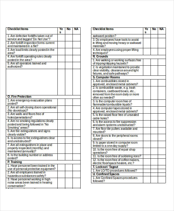 Printable Home Inspection Checklist