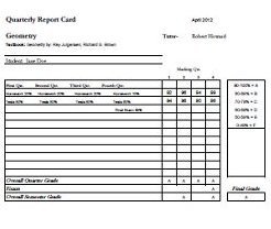 Homeschool Transcripts and Report Card Templates