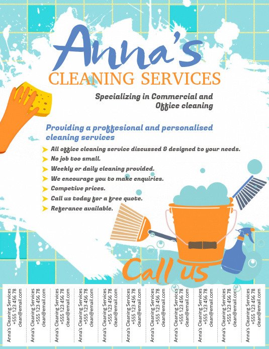 Copy of Cleaning Service Flyer Template