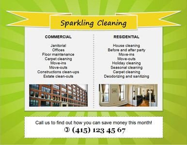 Download Free House cleaning flyers and ad ideas Fully