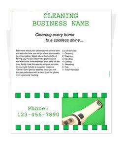 Free cleaning Flyer Templates by CleaningFlyer