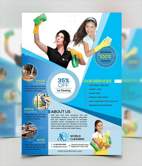 House Cleaning Flyer Template 9 Download Documents in