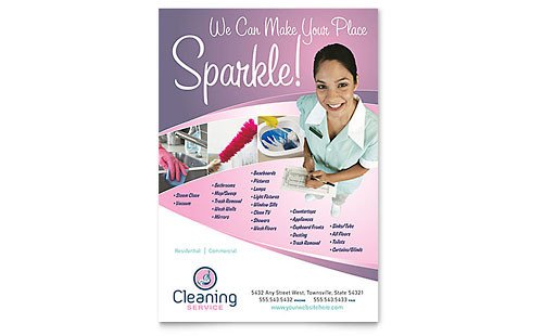House Cleaning & Maid Services Gift Certificate Template