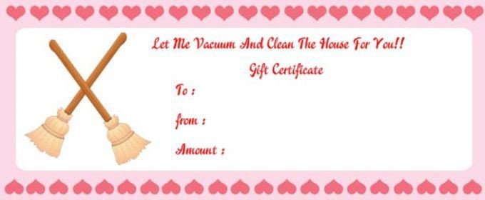 Vaccum cleaning t certificate