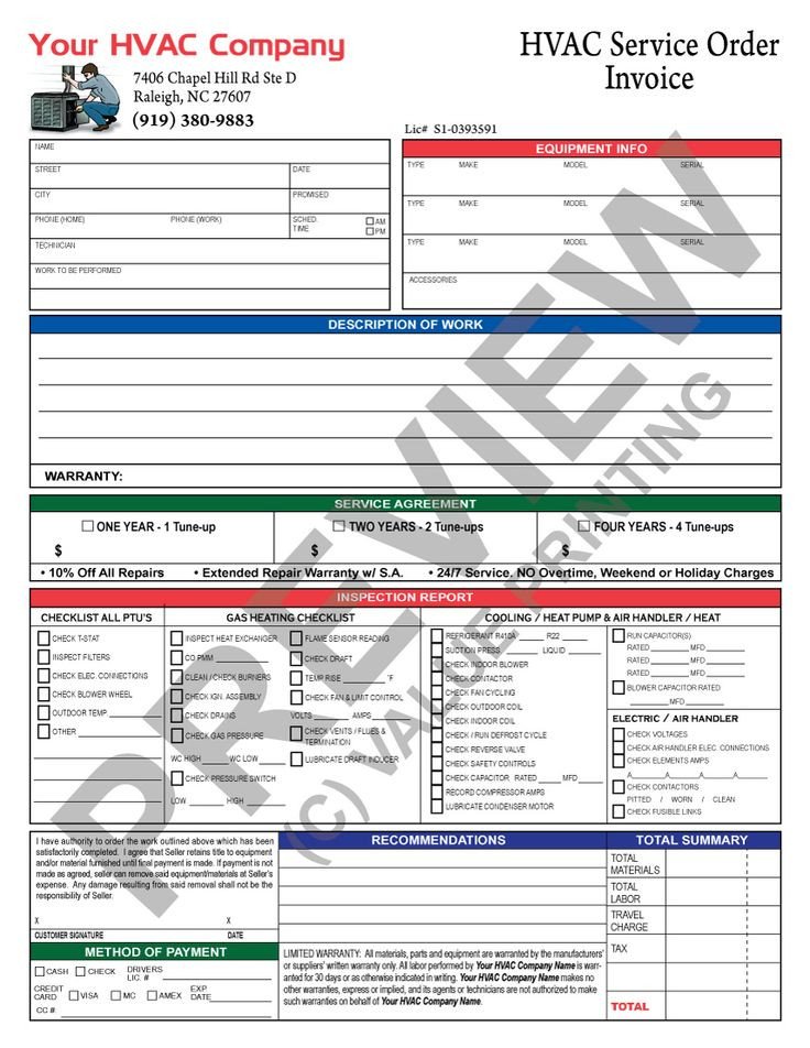 17 Best images about HVAC Forms on Pinterest